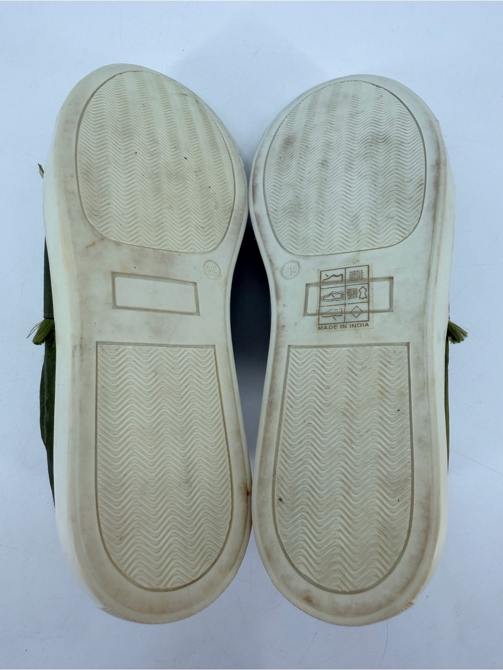 Free People Green Naples Slip On Sneaker 39 FLAWS - Picture 7 of 9